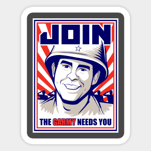 The Garmy Needs You! Sticker